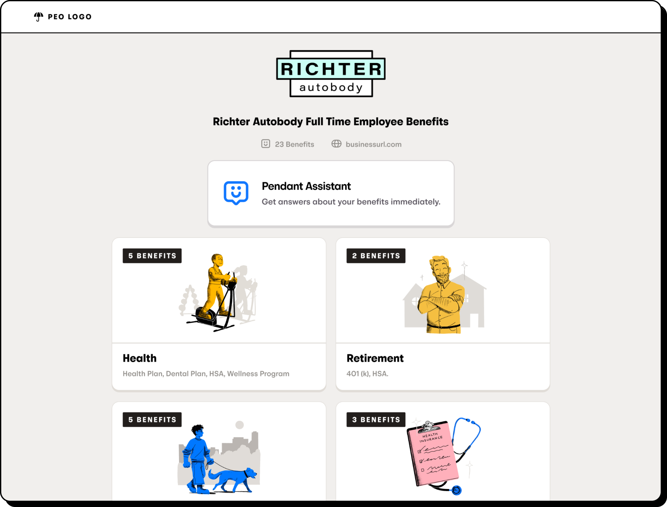 Publish and share interface